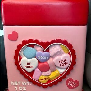 Viral Valentine's Heart Candy Box Stool- Red, Pink, White